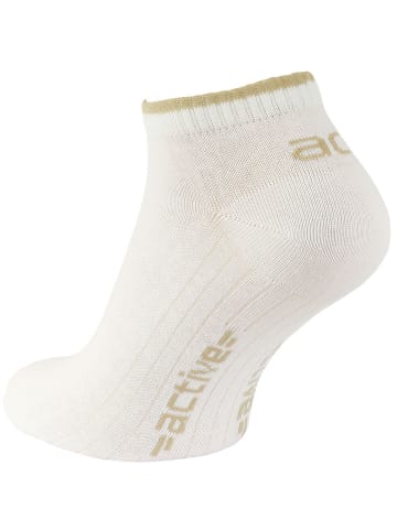 Vincent Creation® Sneaker Socken "active" 8 Paar in weiß