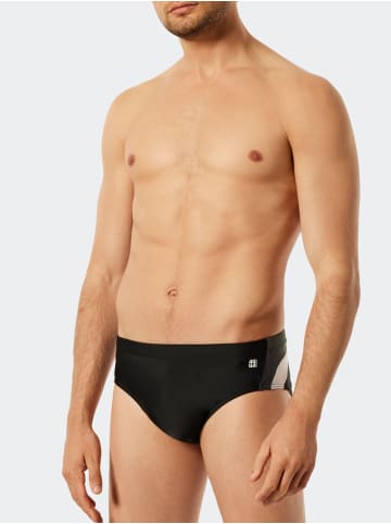 Schiesser Badehose Aqua in Schwarz
