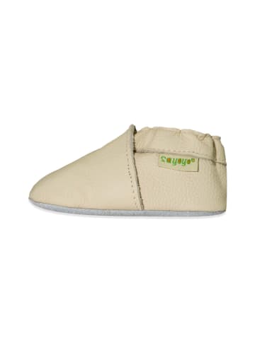 Sayoyo Baby Krabbelschuhe aus Leder, weiche Lauflernschuhe mit rutschfester Sohle 