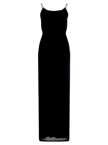 Vera Mont Abendkleid mit Spitzeneinsatz in Schwarz