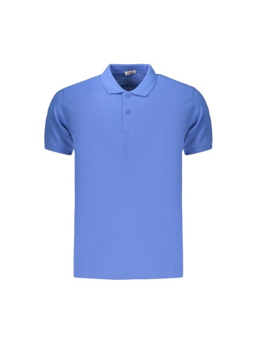Rifle Blau Herren Poloshirt Hemd aus Baumwolle