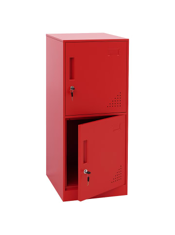 MCW Spind P63 2 Türen, Rot