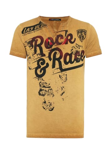 Cipo & Baxx T-Shirt in MUSTARD