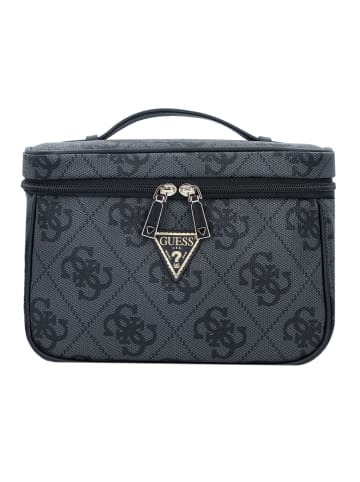 Guess Berta Beauty Case 26 cm in coal logo