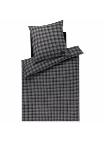 JOOP! Bettwäsche Soft Checks 45000 09 Flanell in Anthrazit