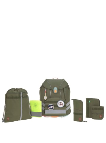 Lässig School Set Flexy Unique - Schulranzen 7tlg. in Olive