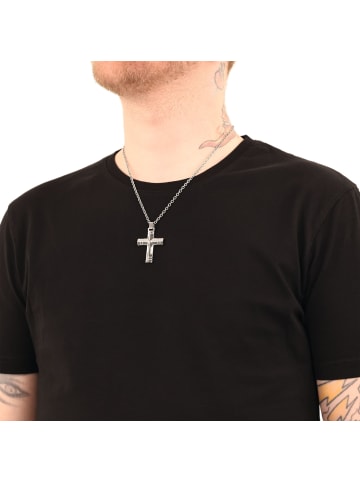 Amor Kette mit Anhänger Edelstahl in Silber