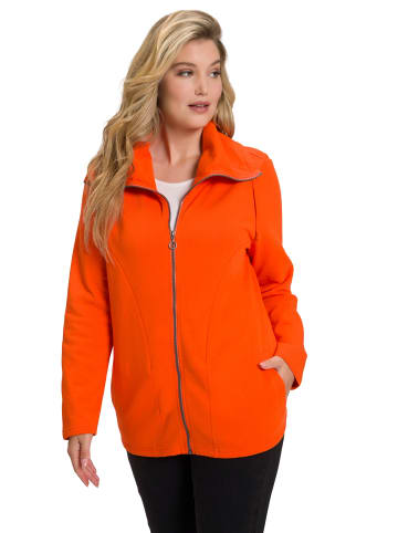 Ulla Popken Sweatjacke in orange