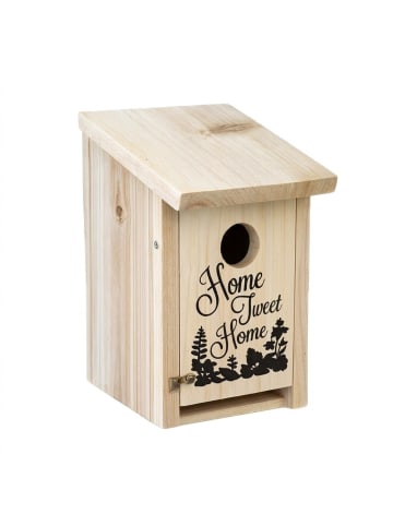 relaxdays Nistkasten in Natur - (B)12x (H)22 x (T)15 cm