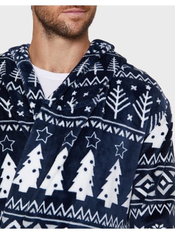 Threadbare Bademantel Pisces Robe in Navy