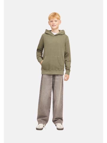 JACK & JONES Junior Hoodie 'JJECHARGE' in grau
