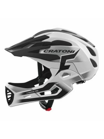 Cratoni Freeride Fahrradhelm C-Maniac Pro in weiß/schwarz matt