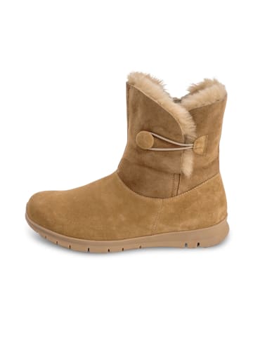 VITAFORM Veloursleder Stiefeletten in camel