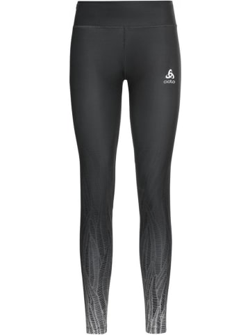 Odlo Tights Tights ZEROWEIGHT PRINT in Schwarz