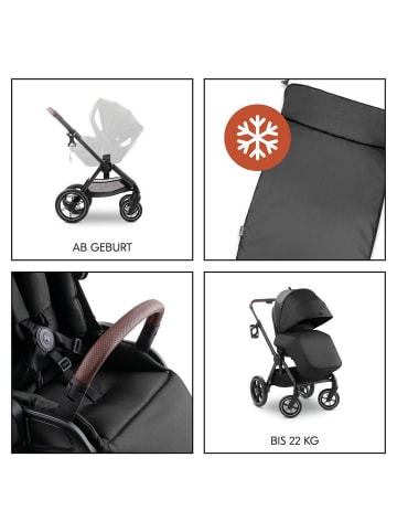 Hauck Buggy Comfort N Care inkl. Beindecke in black