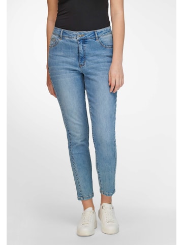 ANNA AURA 7/8-Jeans cotton in BLEACHED DENIM