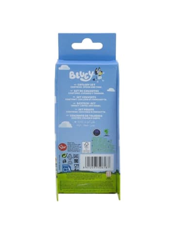 Bluey Kinderbesteck Set 2-teilig Löffel & Gabel mit Motivgriffen