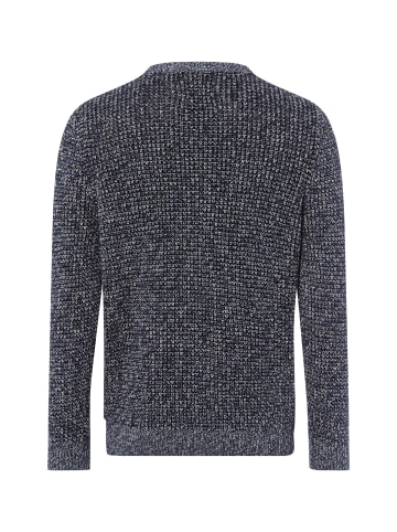 Ragman Pullover in blau weiß - 0006