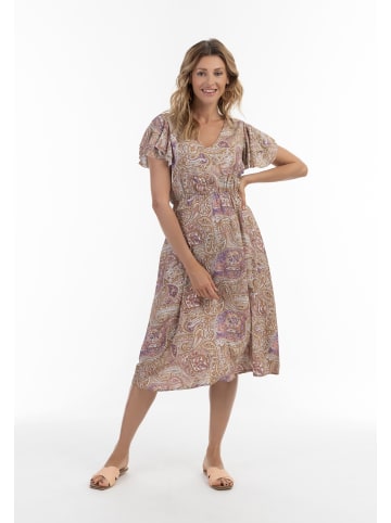 usha FESTIVAL Kleid Mit Paisley-Print in Flieder Multicolor