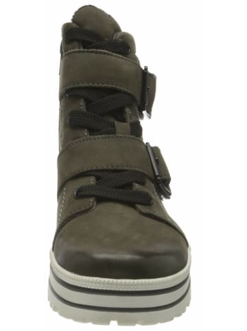 Jana Schnür-Stiefeletten für Damen in olive