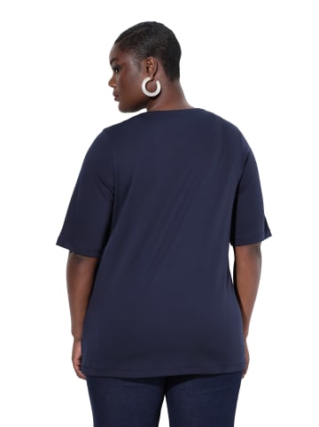 Ulla Popken Shirt in dunkles marine