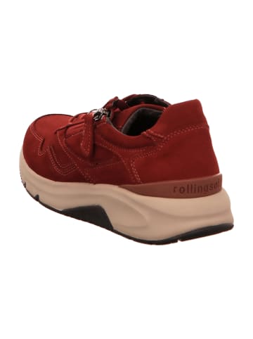 rollingsoft Komfort Schnürschuhe in Rot