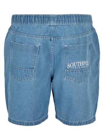 Southpole Jeans-Shorts in midblue washed