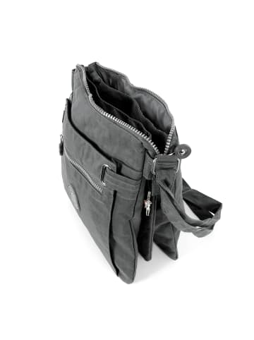 Bag Street Umhängetasche Nylon grau ca. 26cm