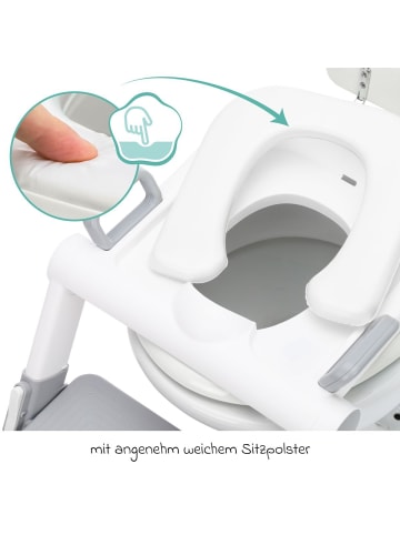 fillikid Toilettentrainer mit dynamischer Höhenverstellung, in weiss,grau