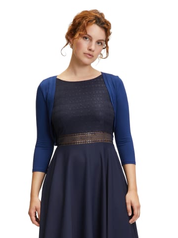 Vera Mont Bolero-Jacke figurbetont in Festival Blue