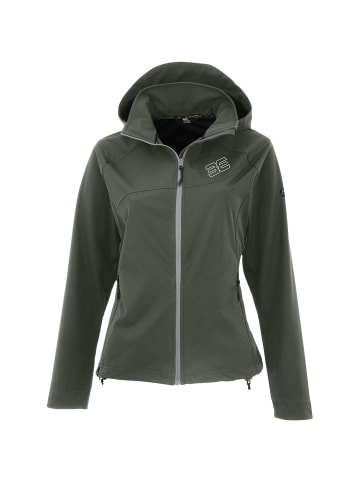 Maul Sport Softshelljacke Gaisspitze mit Kapuze in Tannengrün