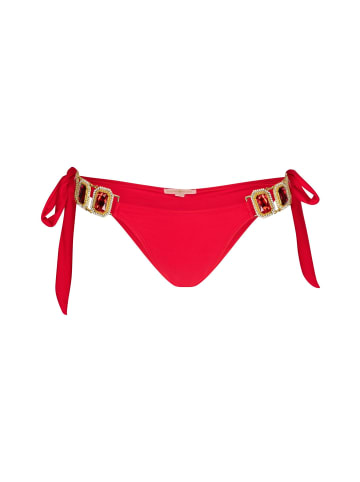 Moda Minx Bikini Hose Boujee Tie Side Brazilian in rot