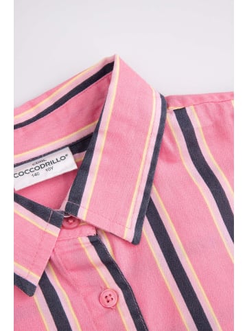 Coccodrillo Baumwollhemd mit langen Ärmeln in bunt