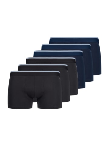 Skiny Retro Short / Pant Basic in Blau / schwarz