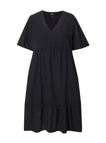 Ulla Popken Midikleid in schwarz