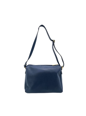 Baldinini Trend Blau Leder Damen Umhänge- Tasche