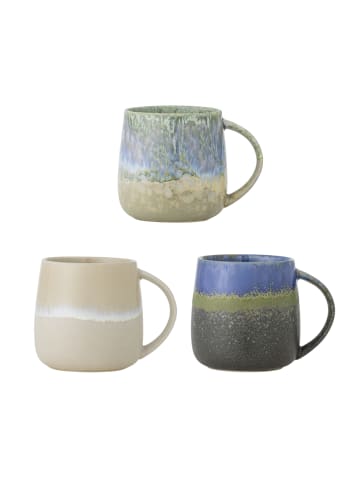 Bloomingville Becher Cloe Multicolor 3er in blau