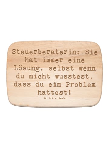 Mr. & Mrs. Panda Schneidebrett Spruch Steuerberaterin Lösung mit... in Transparent