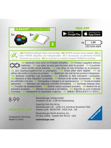 Ravensburger Konstruktionsspiel GraviTrax POWER - Element Controller Ab 8 Jahre in bunt