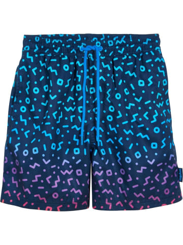 Playshoes Kinder-Badeshort "Beach-Short allover" in Blau