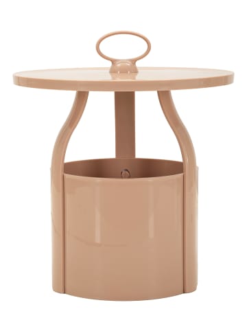 Mauro Ferretti Tisch aus rosa PP-Behältern, Ø 44x44 cm