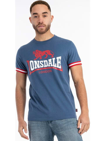 Lonsdale T-Shirt "Kergord" in Blau