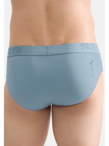 Sloggi Slip / Unterhose SLG Base Soft in Blue-light combination