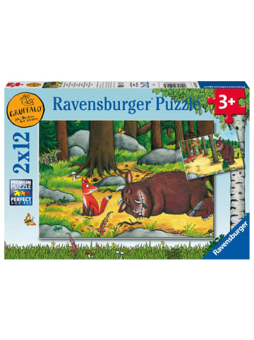 Ravensburger Ravensburger Kinderpuzzle 05226 - Grüffelo und die Tiere des Waldes - 2x12...