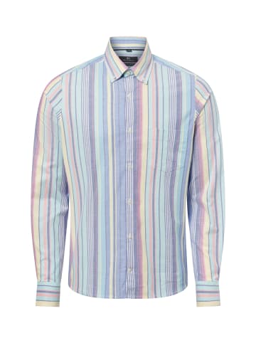 Nils Sundström Hemd in mehrfarbig blau - 0003