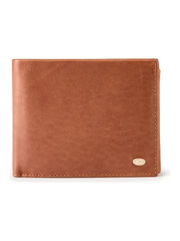 Esquire Chicago Geldbörse RFID Schutz Leder 12 cm in cognac