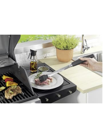 Maximex Grillpinsel für Marinaden PREMIUM in Grau, (B) 4,2 x (H) 43 x (L) 2,4 cm