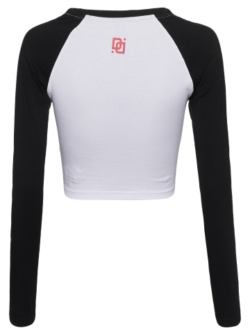 DNGRS Dangerous Long Sleef in white/black
