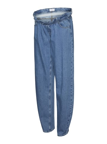 mama licious Umstandsjeans mit Loose Fit in Light Blue Denim