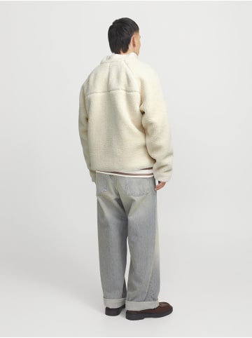 Jack & Jones Teddyfell Jacke in Moonbeam